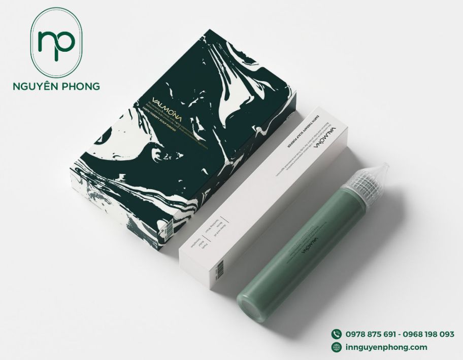 In hộp giấy đựng gel làm tóc thu hút